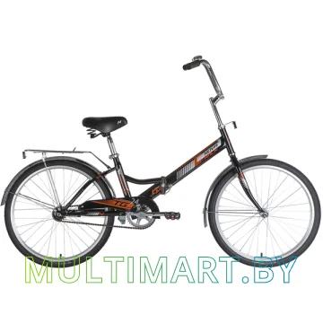 Городской велосипед Novatrack TG-24 Classic 1.0 24FTG1.BK20 (черный, 2020)